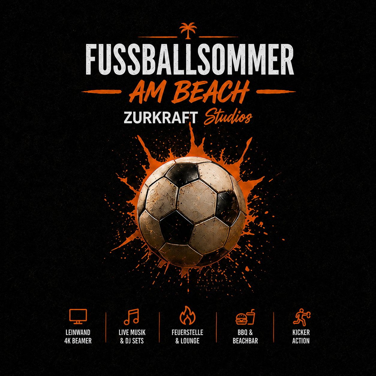 Fussballsommer am BEACH im Studios - 14.06.2026 ab 15 Uhr