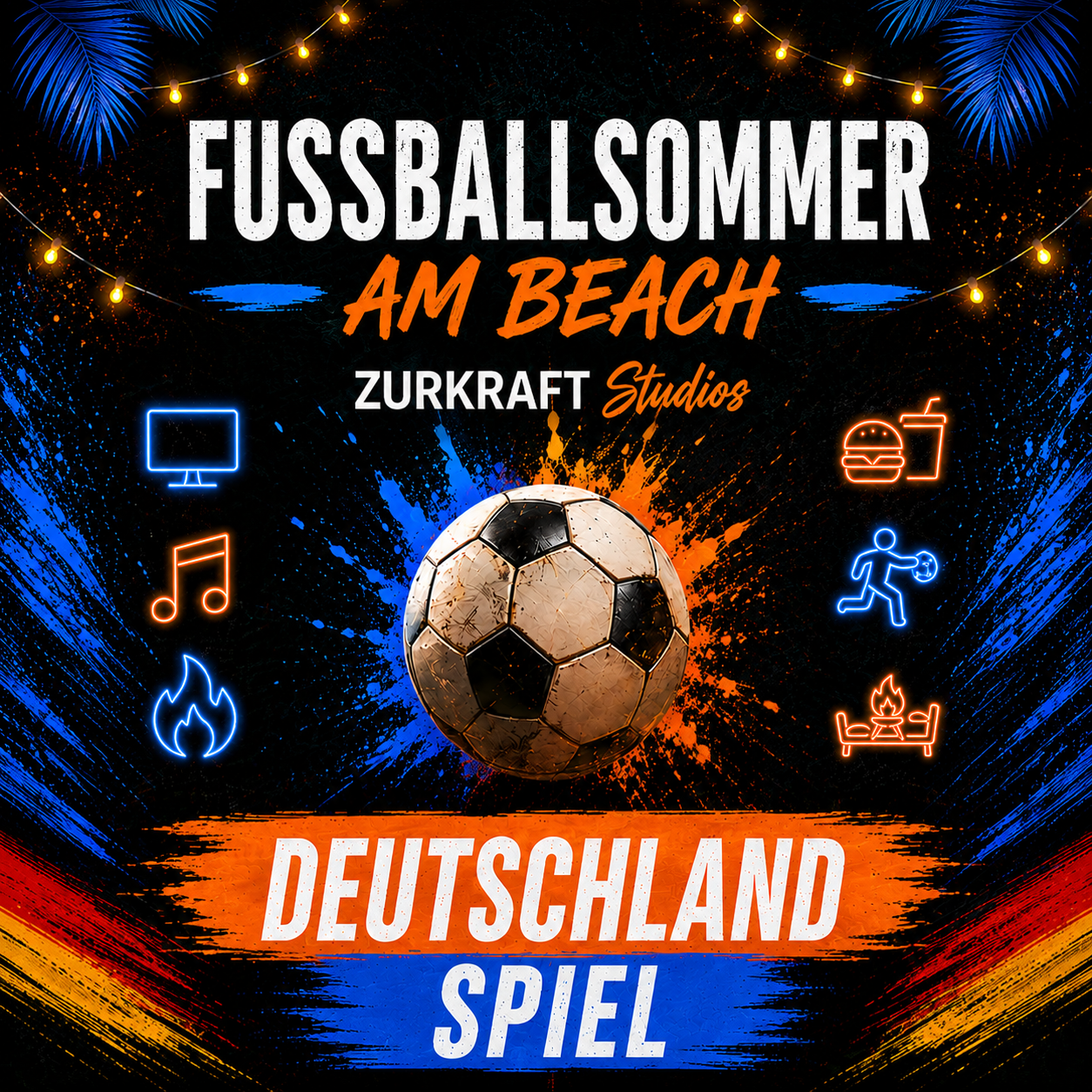 Fussballsommer am BEACH im Studios - 20.06.26 ab 19 Uhr